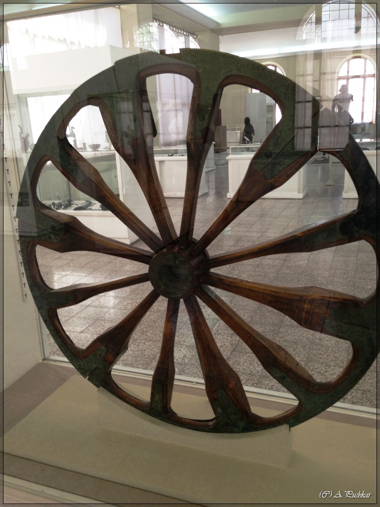 Древнее колесо, 2000 лет до н.э. Choqa Zanbil