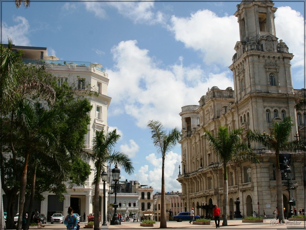 Центральный парк. Гавана. Куба