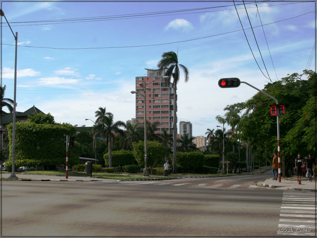 Современные кварталы. Гавана. Куба