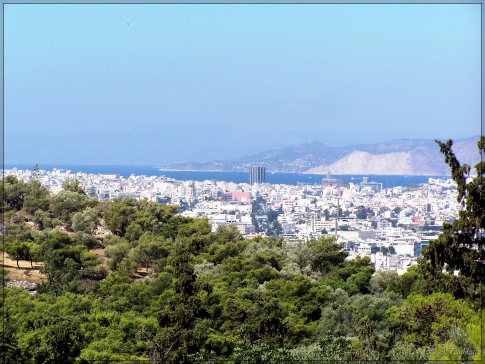 Вид на Пирей с Акрополя