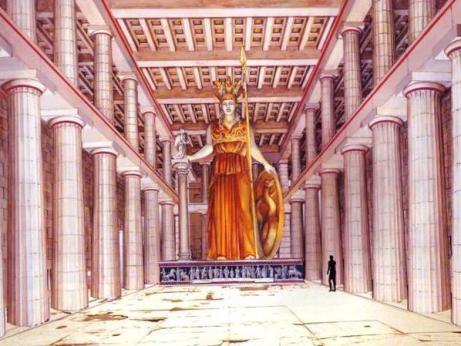 Статуя Афины в Пантеоне (эскиз)