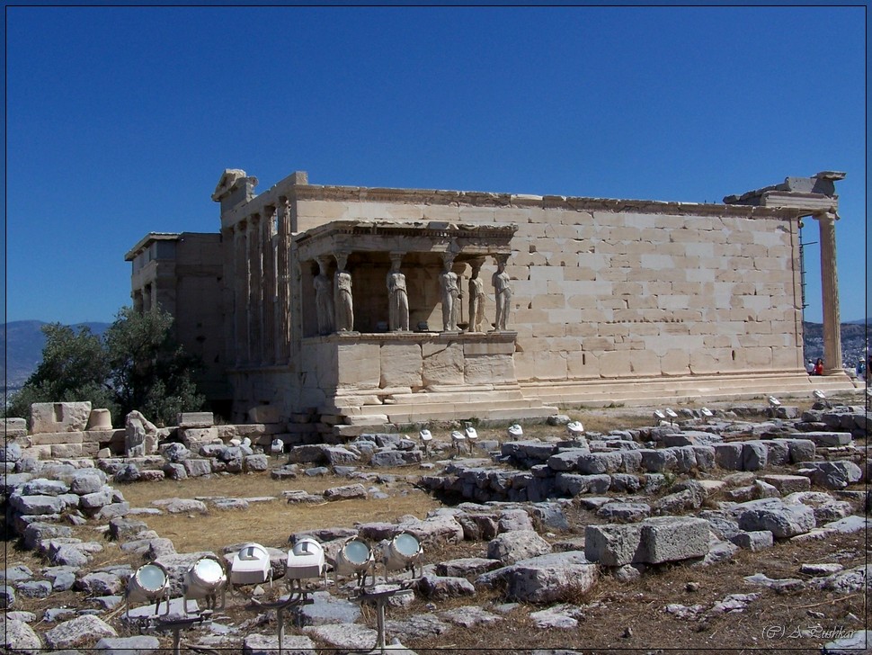 Храм Эрехтейон. Афинский Акрополь.