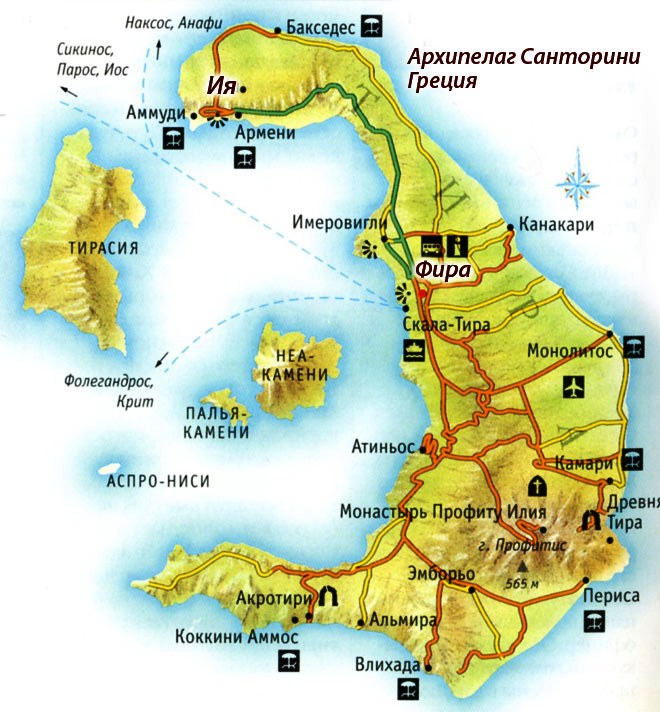 Карта Тиры