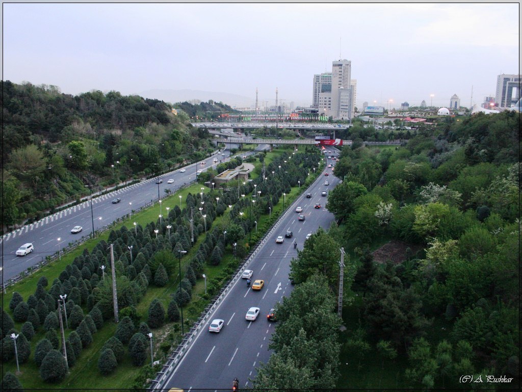 Вид на центральную часть Тегерана