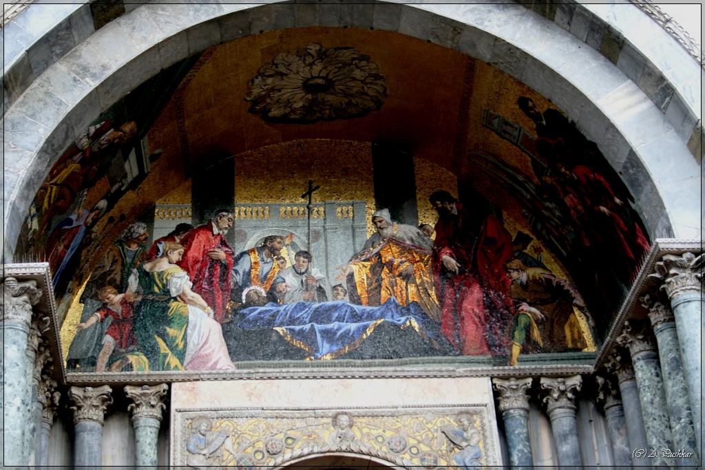 Мозайка в базилике Св. Марка на площади Сан-Марко. Венеция