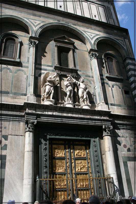 Восточные двери Баптистерия.Флоренция
