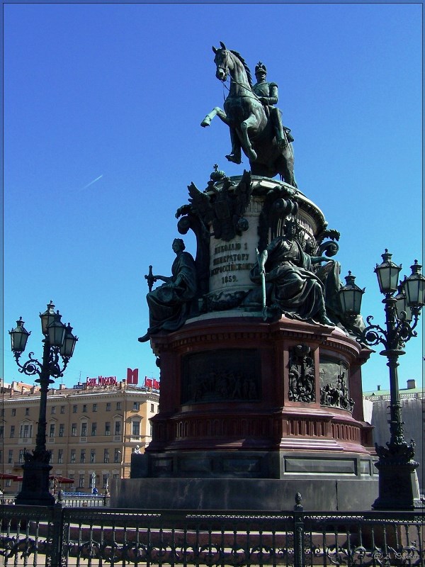 Памятник Николаю I. г. Санкт-Петербург.